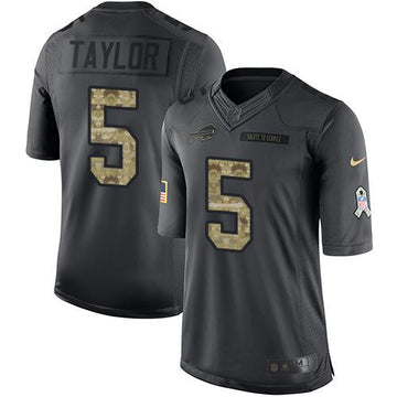 Tyrod Taylor Buffalo Bills black Salute To Service jersey