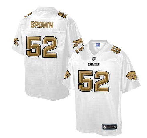 Preston Brown Buffalo Bills white Pro Line jersey