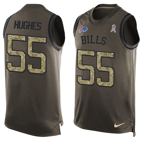 Jerry Hughes Buffalo Bills green Salute To Service jersey