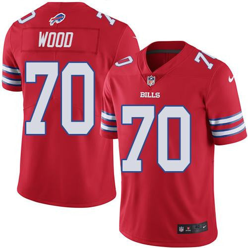 Eric Wood Buffalo Bills red Elite jersey