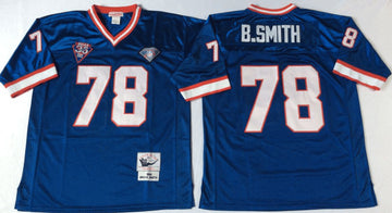 Bruce Smith Buffalo Bills blue Throwback jersey