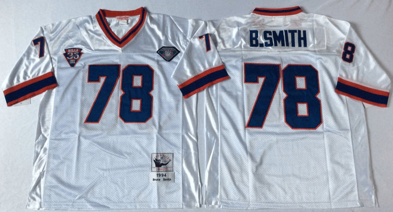 Bruce Smith Buffalo Bills white Throwback jersey