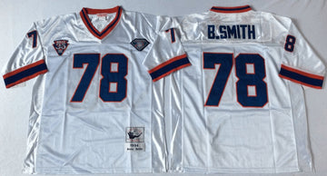 Bruce Smith Buffalo Bills white Throwback jersey