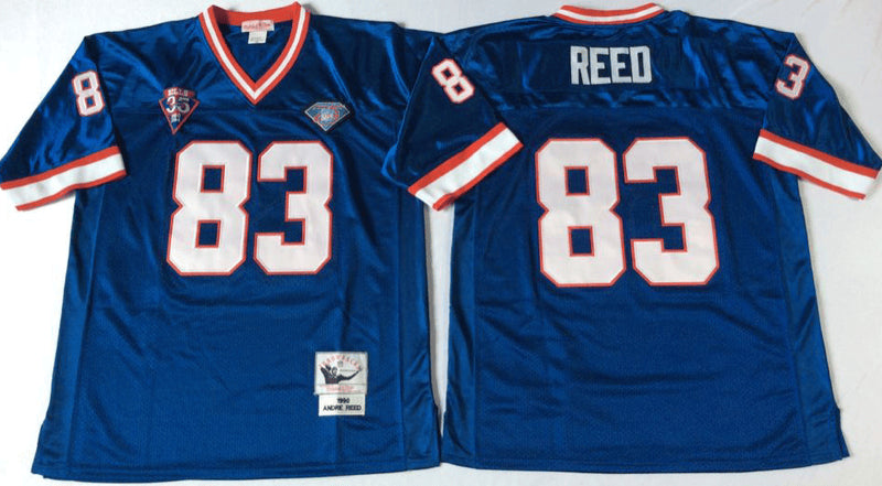 Andre Reed Buffalo Bills blue Throwback jersey