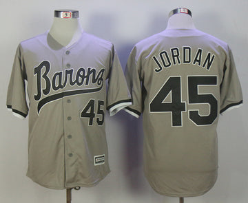 Michael Jordan Birmingham Barons gray jersey