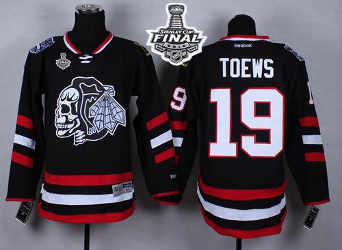 Jonathan Toews Chicago Blackhawks black Stadium Series jersey