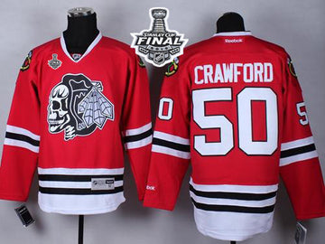 Corey Crawford Chicago Blackhawks red jersey