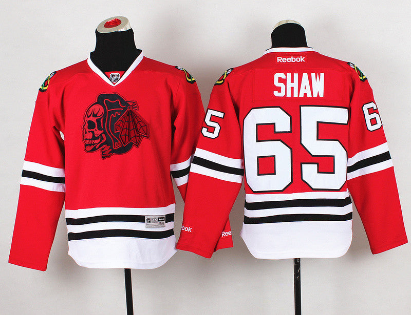 Shaw Chicago Blackhawks red jersey