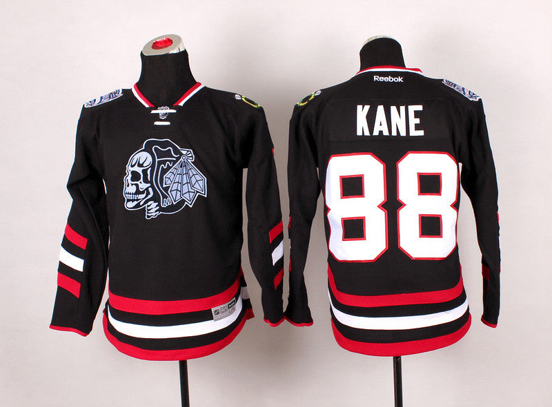 Kane Chicago Blackhawks black jersey