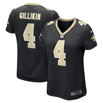 Blake Gillikin New Orleans Saints black Game jersey