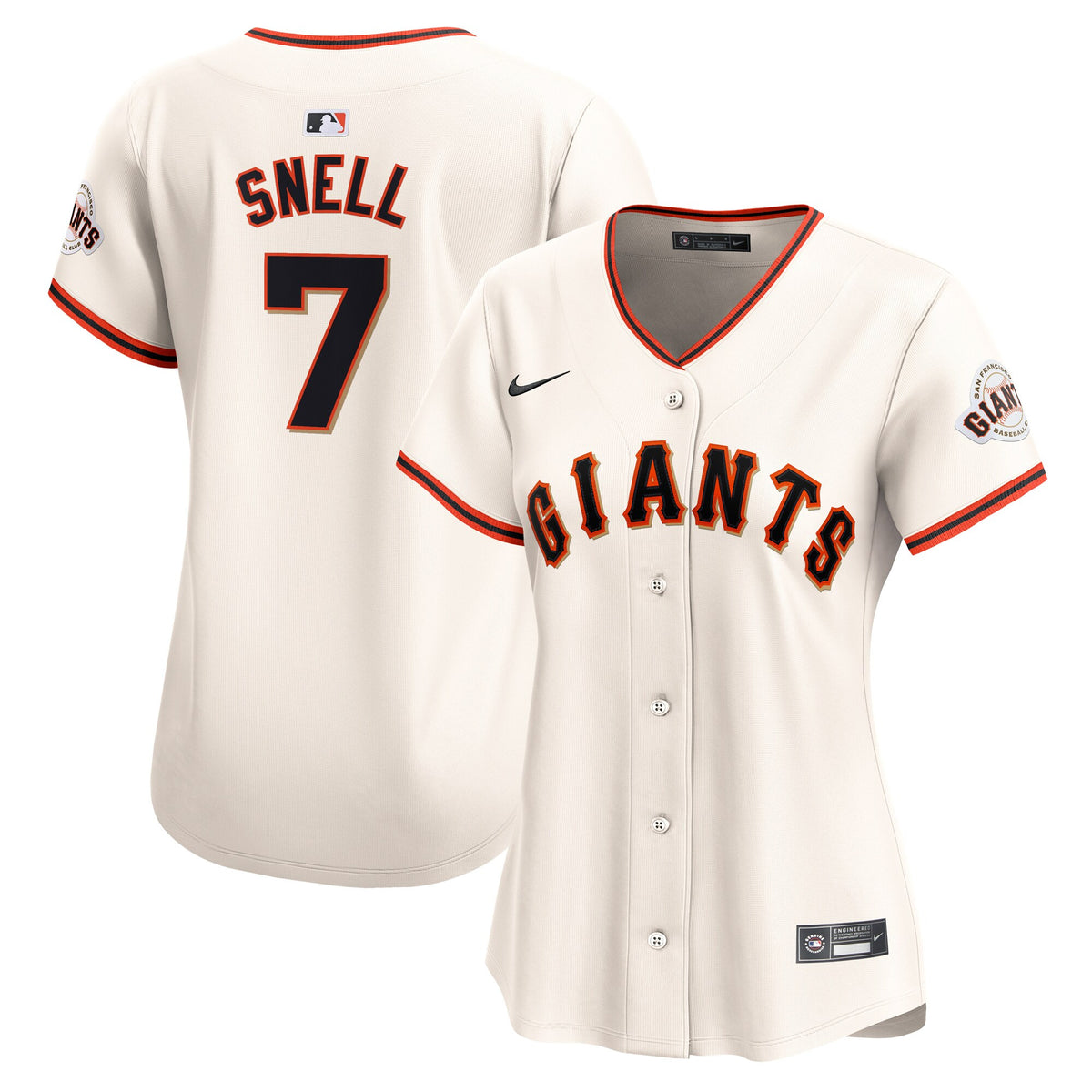 Blake Snell San Francisco Giants cream Limited jersey