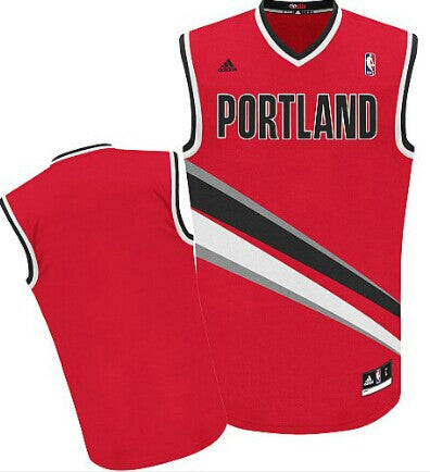 Custom Portland Trail Blazers red jersey