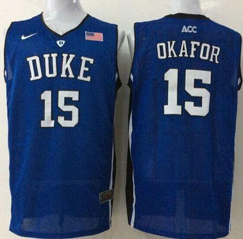 Jahlil Okafor Duke Blue Devils royal jersey