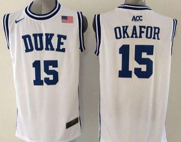 Jahlil Okafor Duke Blue Devils white jersey