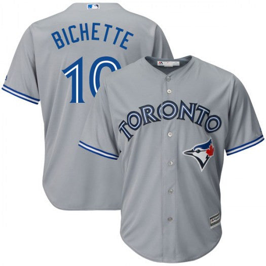 Bo Bichette Toronto Blue Jays gray jersey