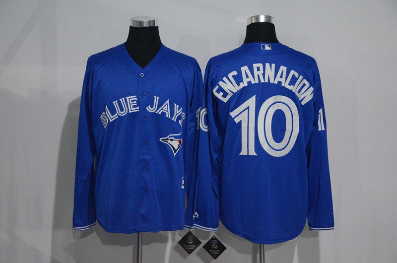 Edwin Encarnacion Toronto Blue Jays blue jersey