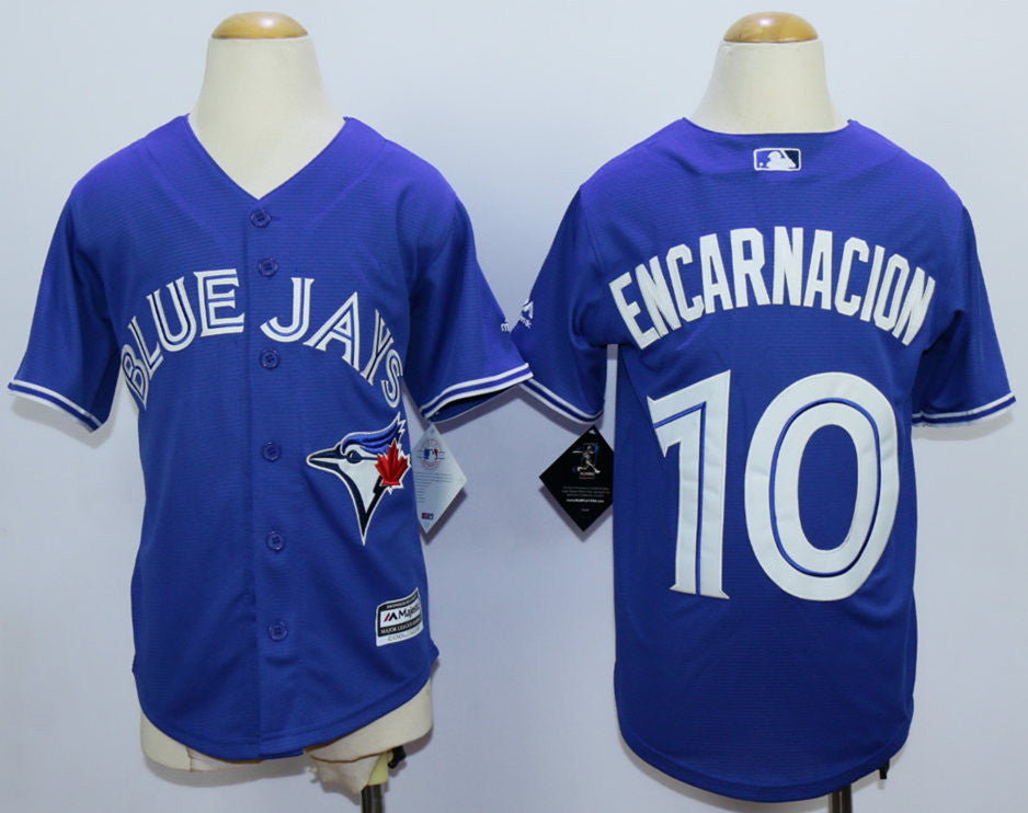 Edwin Encarnacion Toronto Blue Jays blue jersey