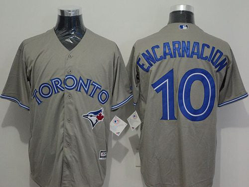 Edwin Encarnacion Toronto Blue Jays grey jersey