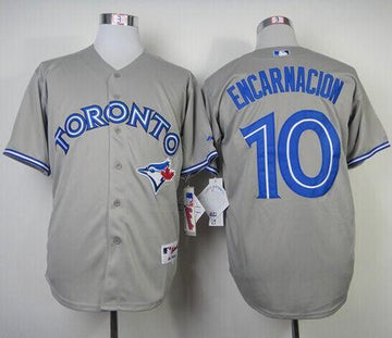 Edwin Encarnacion Toronto Blue Jays grey jersey