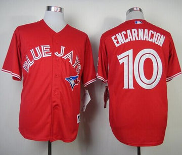 Edwin Encarnacion Toronto Blue Jays red jersey