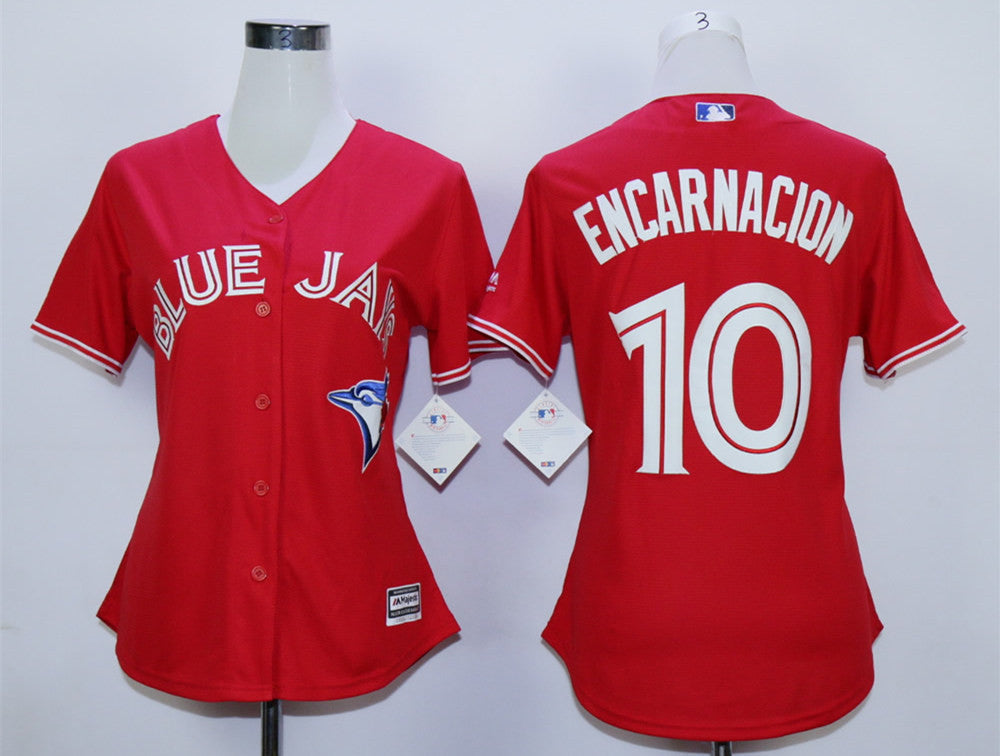 Edwin Encarnacion Toronto Blue Jays red jersey