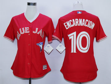 Edwin Encarnacion Toronto Blue Jays red jersey