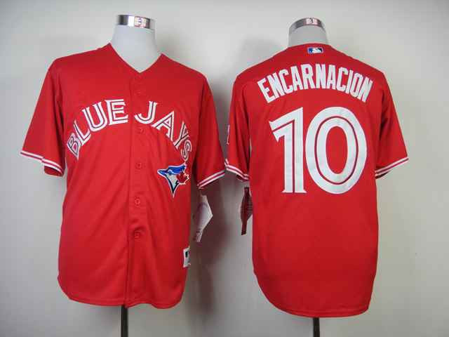 Encarnacion Toronto Blue Jays red jersey