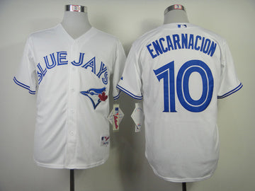 Encarnacion Toronto Blue Jays white jersey