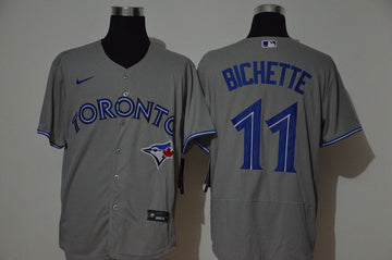 Bo Bichette Toronto Blue Jays gray jersey