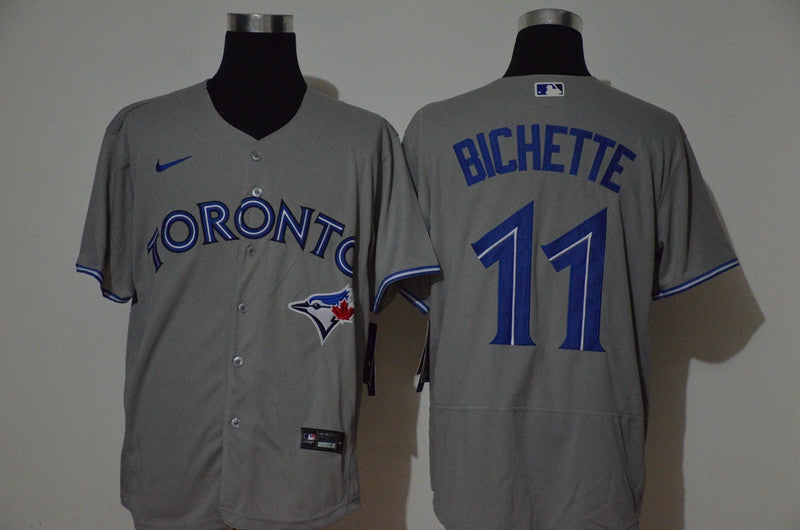 Bo Bichette Toronto Blue Jays gray jersey