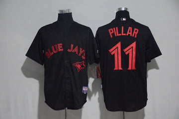 Kevin Pillar Toronto Blue Jays black jersey