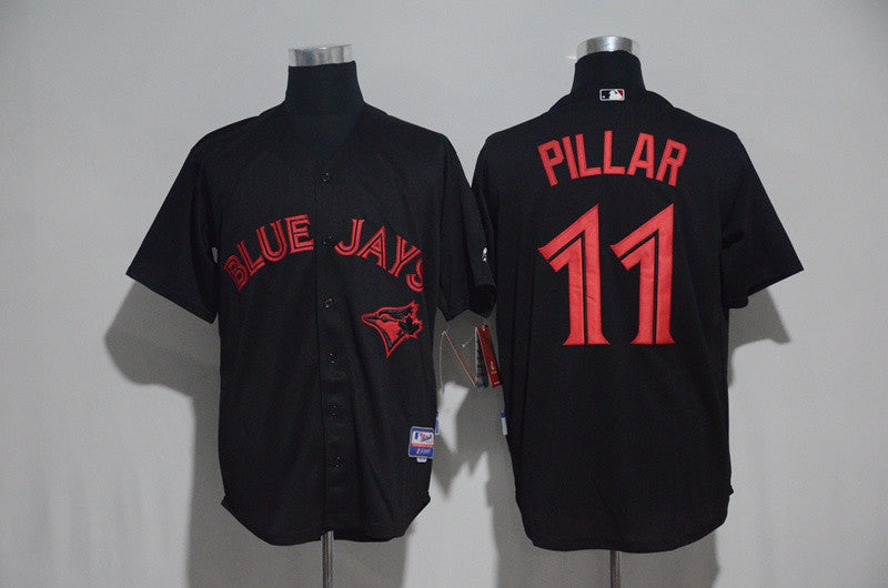 Kevin Pillar Toronto Blue Jays black jersey