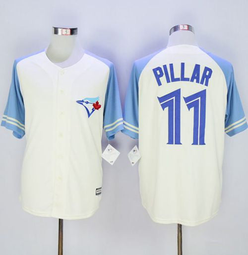 Kevin Pillar Toronto Blue Jays cream jersey
