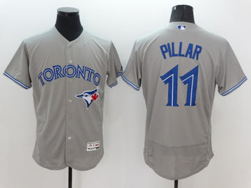 Kevin Pillar Toronto Blue Jays grey jersey