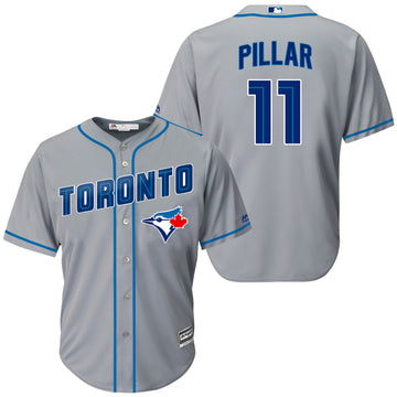 Kevin Pillar Toronto Blue Jays grey jersey