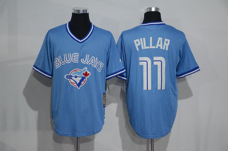 Kevin Pillar Toronto Blue Jays blue Throwback jersey