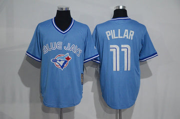 Kevin Pillar Toronto Blue Jays blue Throwback jersey