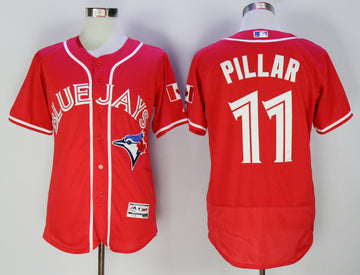 Kevin Pillar Toronto Blue Jays red Alternate jersey