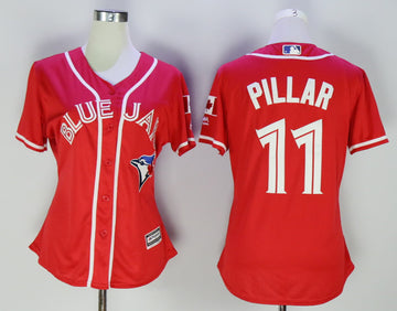 Kevin Pillar Toronto Blue Jays red Alternate jersey
