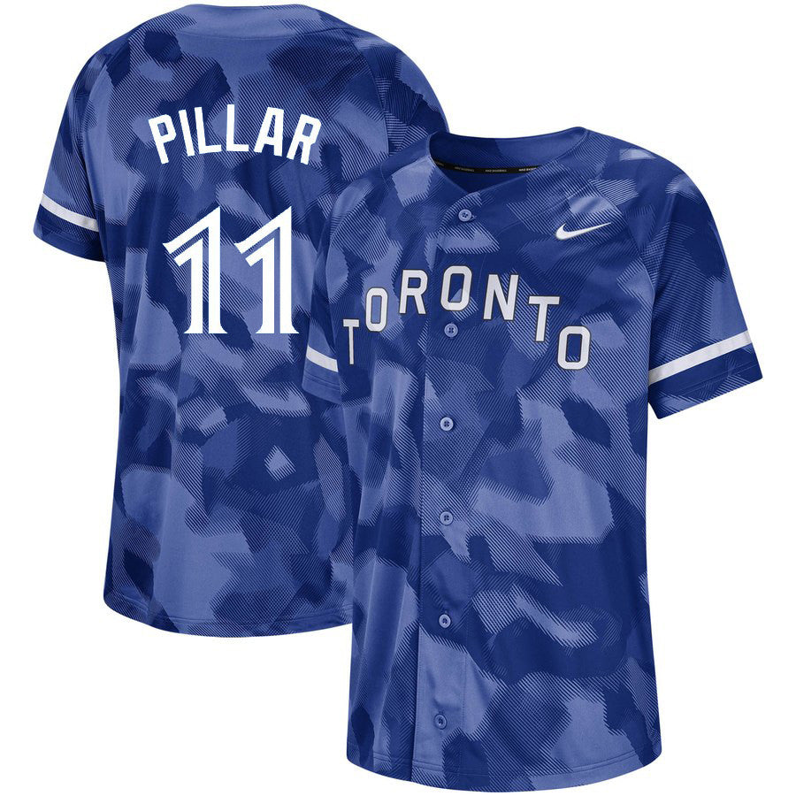 Kevin Pillar Toronto Blue Jays royal Fashion jersey
