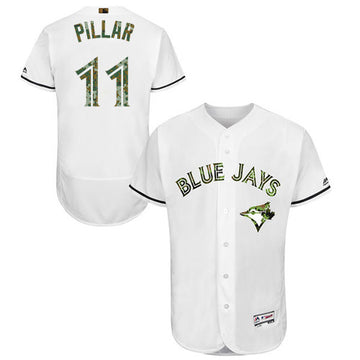 Kevin Pillar Toronto Blue Jays white jersey