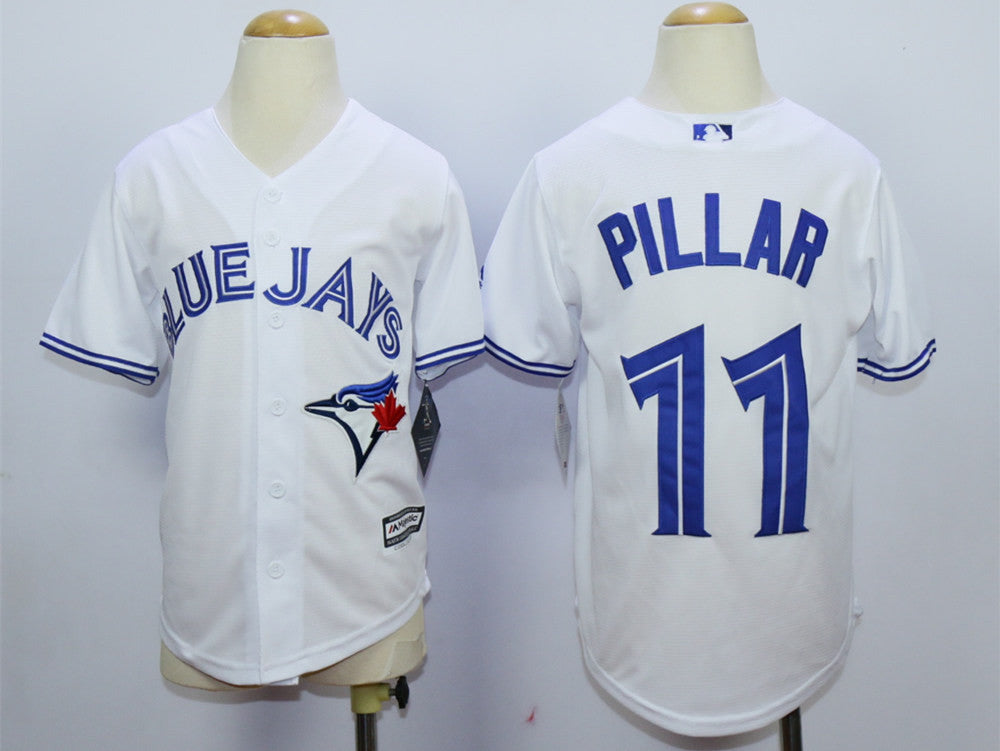 Kevin Pillar Toronto Blue Jays white jersey