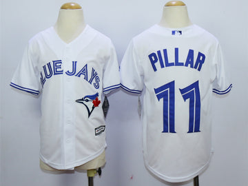 Kevin Pillar Toronto Blue Jays white jersey