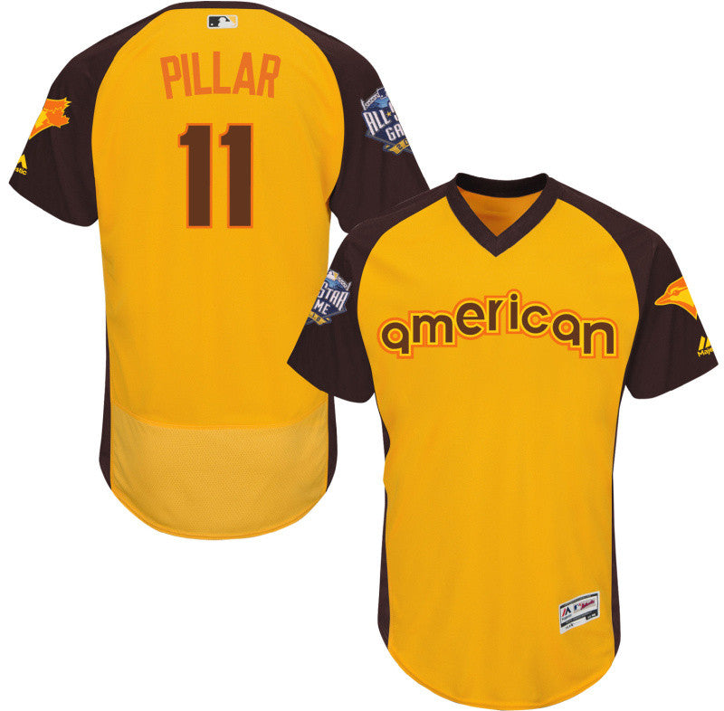 Kevin Pillar Toronto Blue Jays yellow All-Star jersey