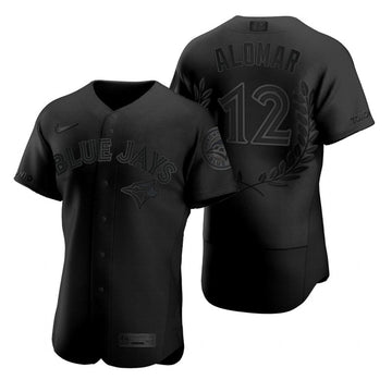 Roberto Alomar Toronto Blue Jays black Fashion jersey