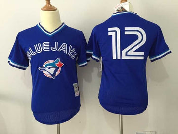 Roberto Alomar Toronto Blue Jays blue jersey