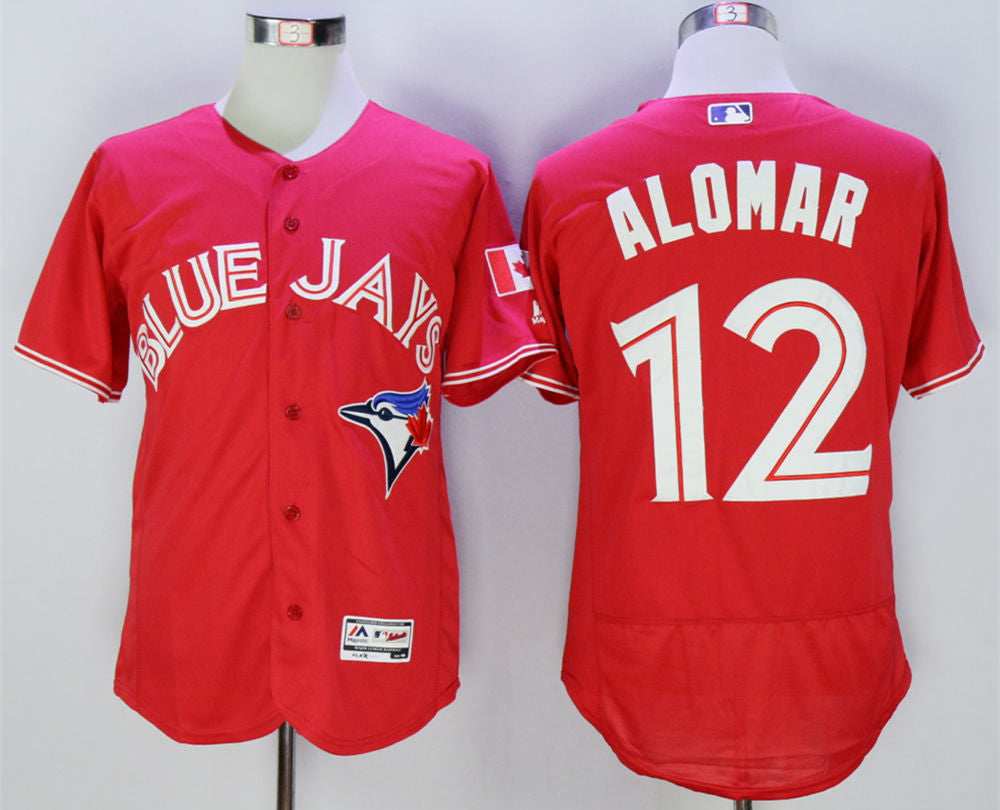 Roberto Alomar Toronto Blue Jays red jersey
