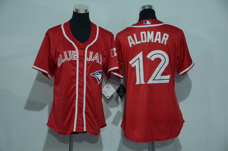 Roberto Alomar Toronto Blue Jays red Alternate jersey