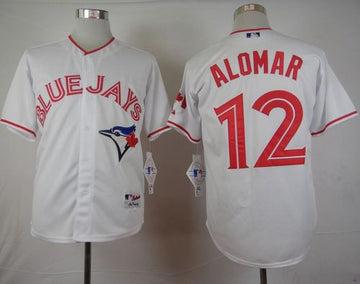Roberto Alomar Toronto Blue Jays white jersey