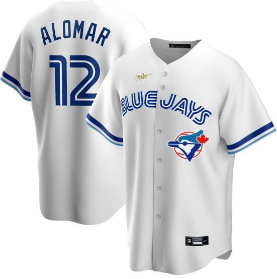 Roberto Alomar Toronto Blue Jays white jersey